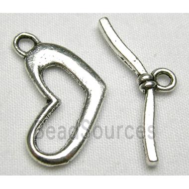 Tibetan Silver toggle clasps non-nickel