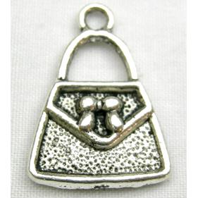 Tibetan Silver bag pendant