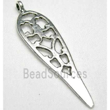 Tibetan Silver pendant non-nickel