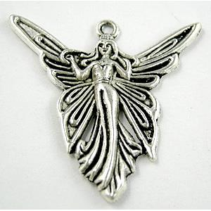 Angle, Tibetan Silver Charm Non-Nickel