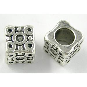 Tibetan Silver spacer Bead Non-Nickel