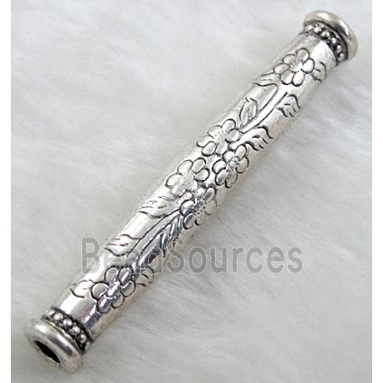 Tube, Tibetan Silver Spacer Non-Nickel