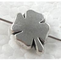 four-leaf clover, Tibetan Silver Non-Nickel