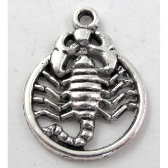 Tibetan Silver scorpion pendant Non-Nickel