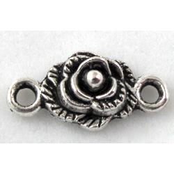 Connector, tibetan silver Non-Nickel