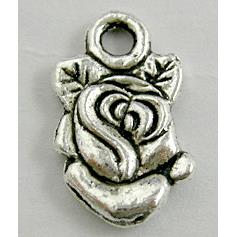 Tibetan Silver Flower pendant Non-Nickel