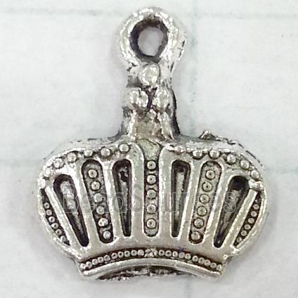 tibetan silver crown pendants non-nickel