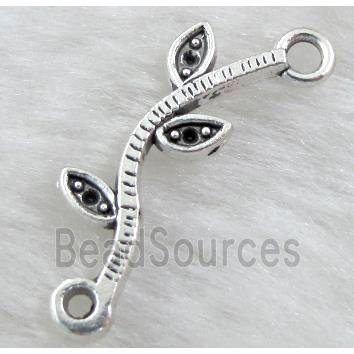 branch connector, tibetan silver Non-Nickel