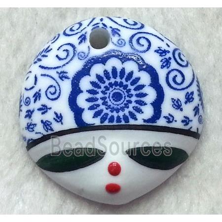 Porcelain pendant