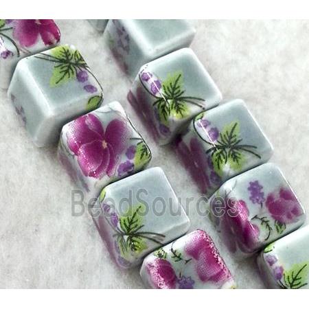 Porcelain beads, cube