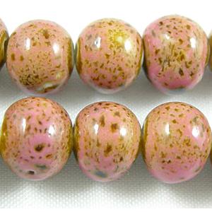 Oriental Porcelain Round Beads