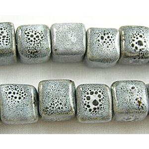 Oriental Porcelain rectangle Beads