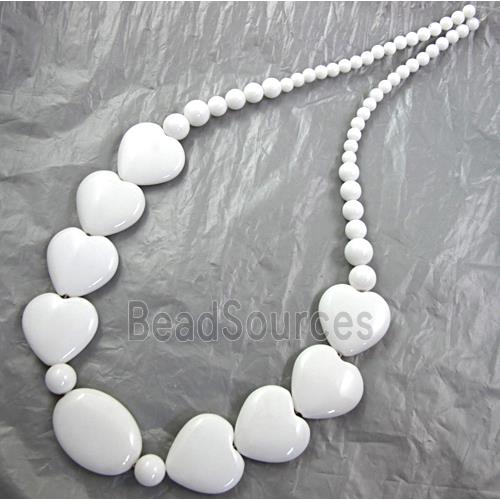 White Porcelain necklace