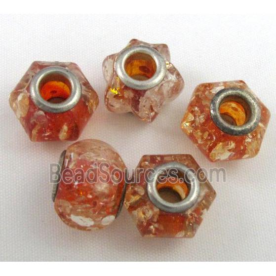 Amber Beads, NR, red