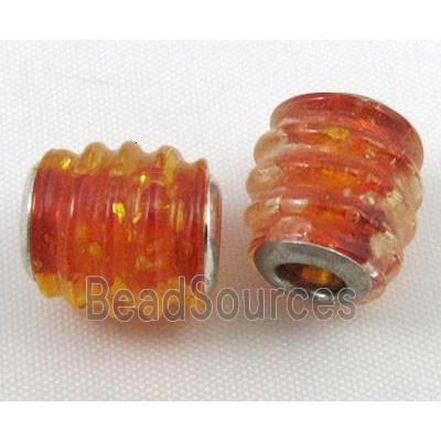 Amber Beads, NR, red