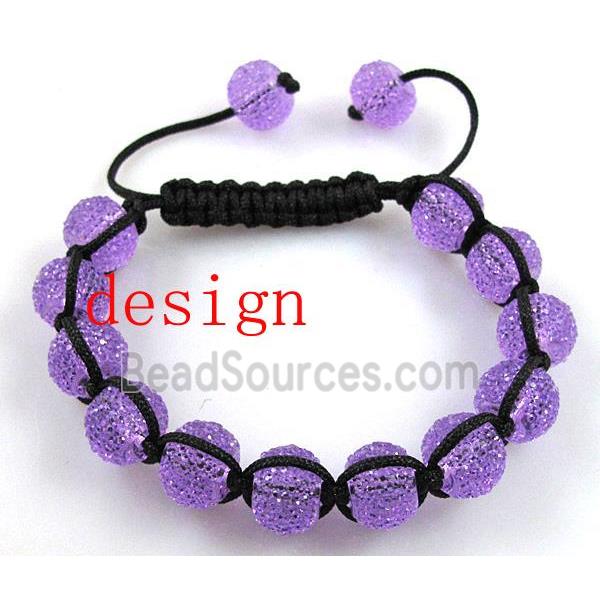 resin rhinestone bead, rondelle, grey