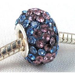 acrylic bead with middle east rhinestone