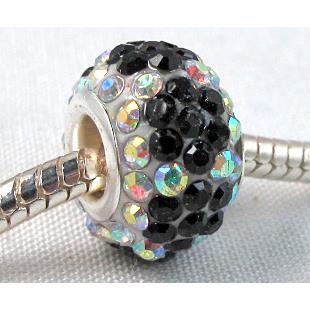 acrylic bead with middle east rhinestone