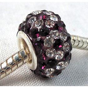 acrylic bead with middle east rhinestone