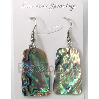 Paua Abalone shell earring, mxied