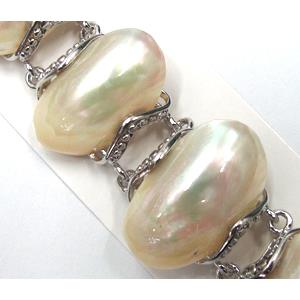 Moter of Pearl, bracelet, mxied