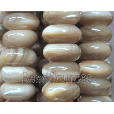 mother of pearl bead, heishi