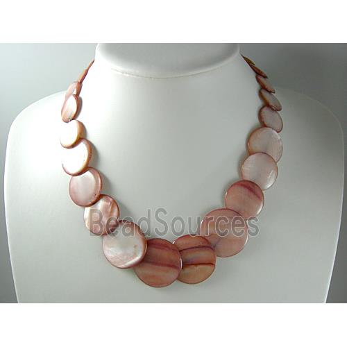 17 inches of freshwater shell necklace