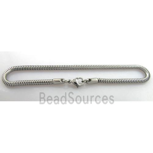 stainless steel chain bracelet