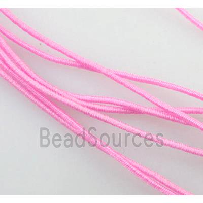 elastic fabric wire, binding thread, pink