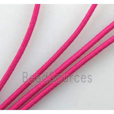 elastic fabric wire, binding thread, hot-pink