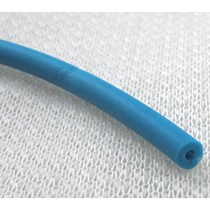 Rubber Cord, hollow, blue