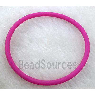 Rubber bracelet, O-ring style