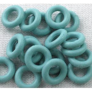 Blue Rubber Stopper Beads