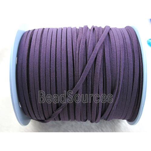 Synthetic Suede Cord, purple