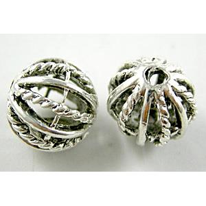 Tibetan Silver round ball