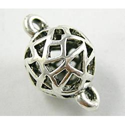 Tibetan Silver round ball, connection