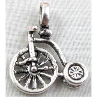 Tibetan Silver bicycle Charms