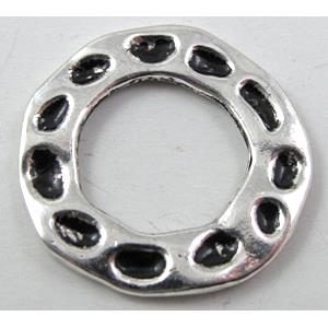 Tibetan Silver ring, Lead free and nickel Free