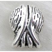 Tibetan Silver spacer bead, lead free and nickel free