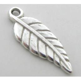 tibetan silver leaf pendants, non-nickel