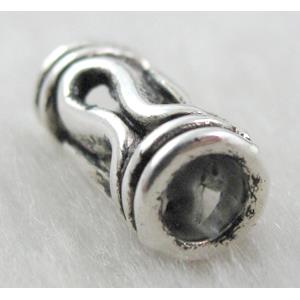 Tibetan Silver Tube Spacers Non-Nickel