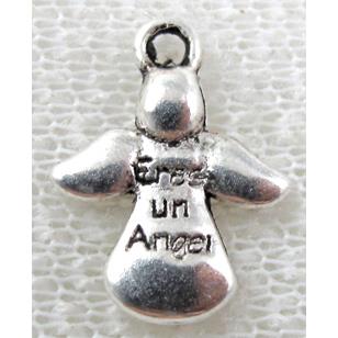 Tibetan Silver praying angel Charms Non-Nickel