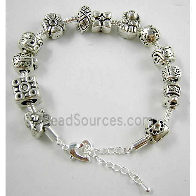 Tibetan Silver spacer Bead Non-Nickel