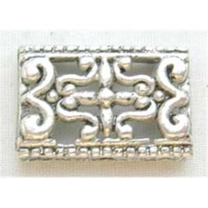 Tibetan Silver Spacer, 12x17mm