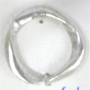 tibetan silver connector Non-Nickel, 8mm dia