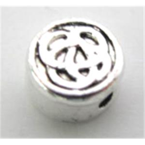 Tibetan Silver Spacers Non-Nickel, 6mm dia