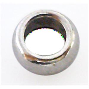 Tibetan Silver Spacer Beads, lead free and nickel free, 10mm dia, 6mm hole