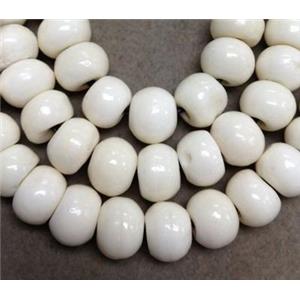 Cattle Bone Beads, approx 4mm dia, 100pcs per st