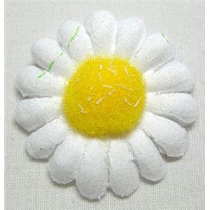 Handcraft Fabric sunflower, 33mm diameter