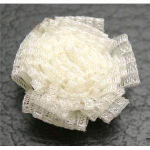 Handcraft Fabric Flower, 15mm diameter